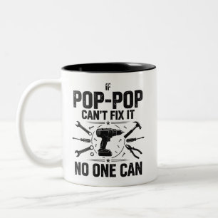 Tasse 2 Couleurs Outils vintage Pop Pop ne peut pas le réparer pers