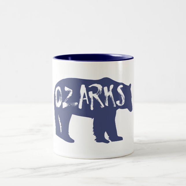 Tasse 2 Couleurs Ozarks Bear (Centre)