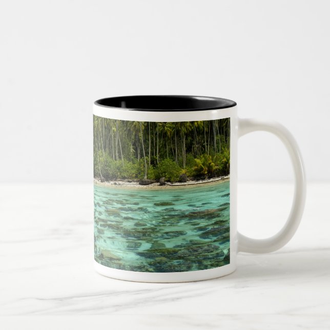 Tasse 2 Couleurs Pacifique Sud, Polynésie française, Moorea 3 (Droit)