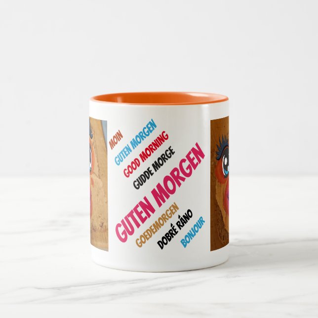 Tasse 2 Couleurs pain grillé (Centre)