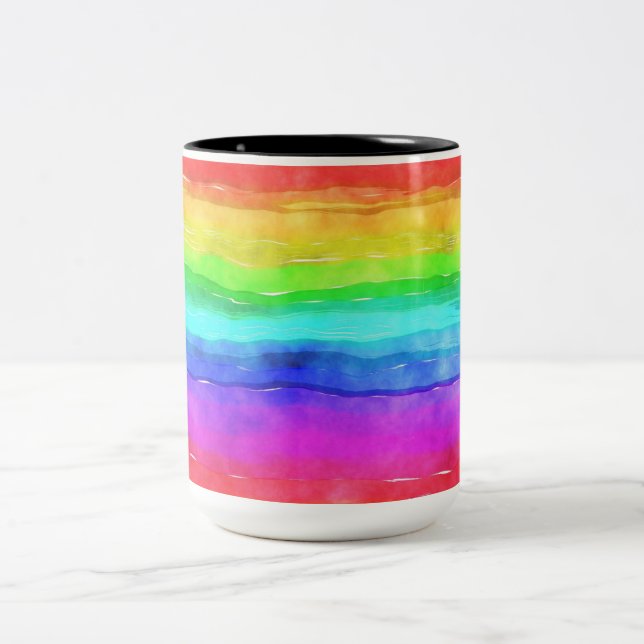 Tasse 2 Couleurs Painted Rainbow (Centre)