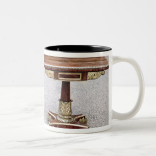 Tasse 2 Couleurs Paires de tables de carte de Regency sur les bases