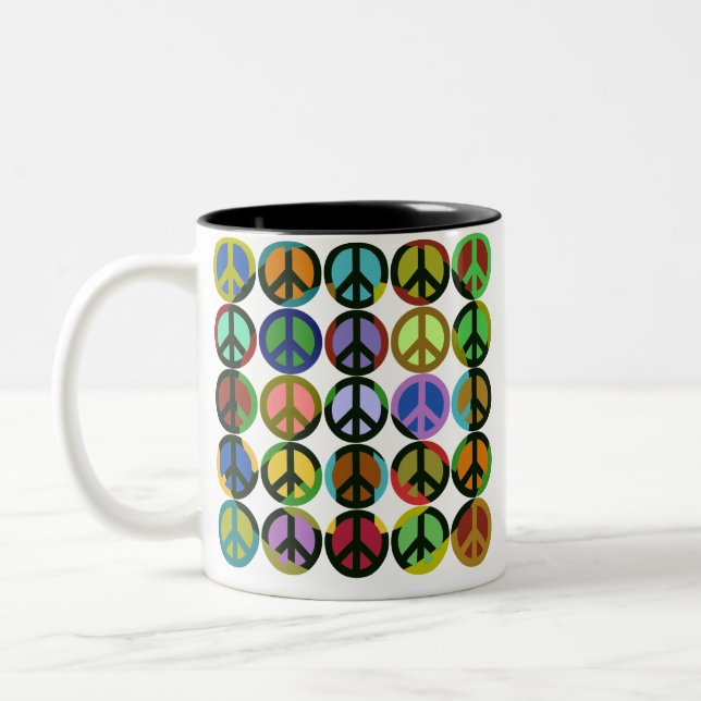 Tasse 2 Couleurs Paix (Gauche)