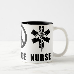 Tasse 2 Couleurs Paix RN d'amour