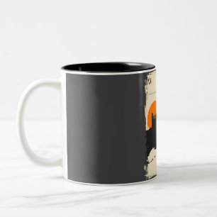 Tasse 2 Couleurs Pakistan Vintage minima couverture de livre Markho