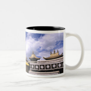 Tasse 2 Couleurs Palais du Potala à l'intérieur avec des clochers à