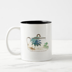 Tasse 2 Couleurs Palm Tree Sugar Bowl par Noritake Factory