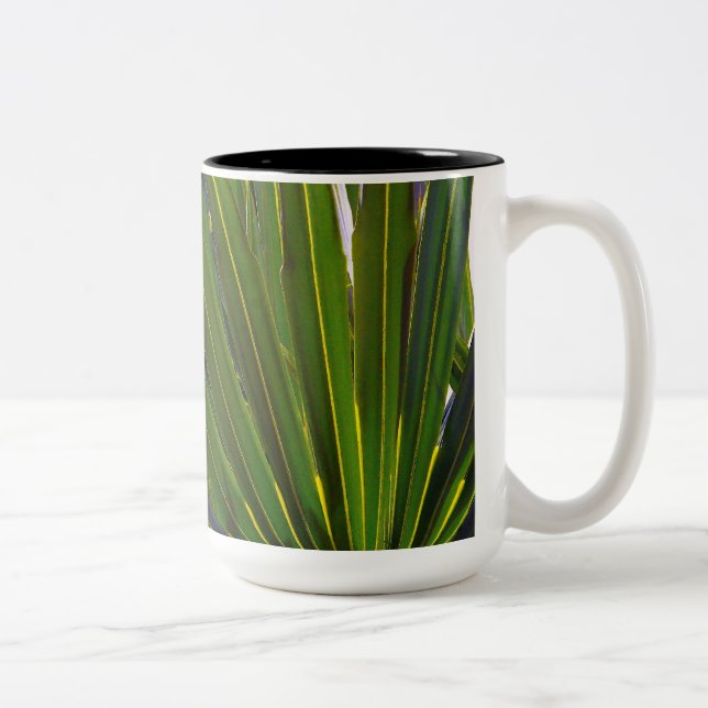 Tasse 2 Couleurs Palmetto Tropicale (Droit)