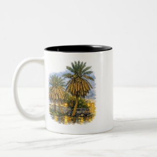 Tasse 2 Couleurs Palmier