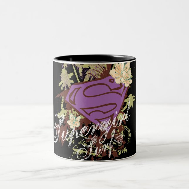Tasse 2 Couleurs Palmiers de Supergirl (Centre)