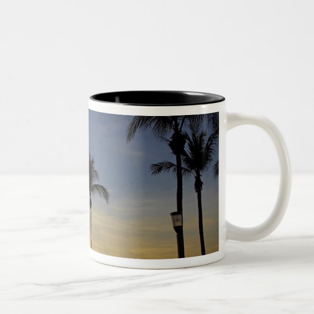 Tasse 2 Couleurs Palmiers et coucher de soleil, Mindil Beach (Droit)