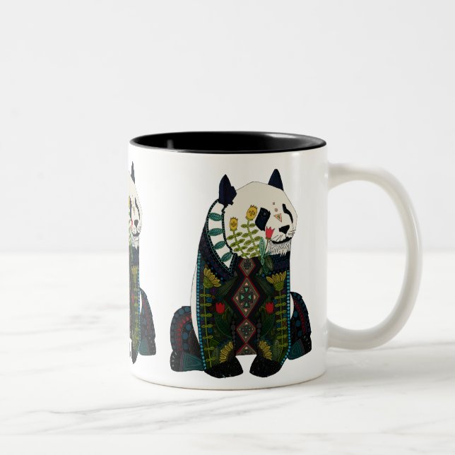 Tasse 2 Couleurs panda (Droit)