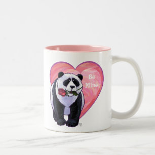 Tasse 2 Couleurs Panda Bear Saint Valentin