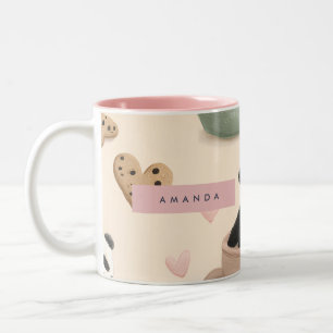 Tasse 2 Couleurs Panda Cute personnalisée et Motif d'ours