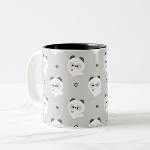 Tasse 2 Couleurs Panda d'amour mignon