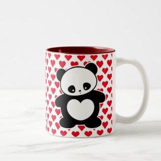 Tasse 2 Couleurs Panda de Kawaii