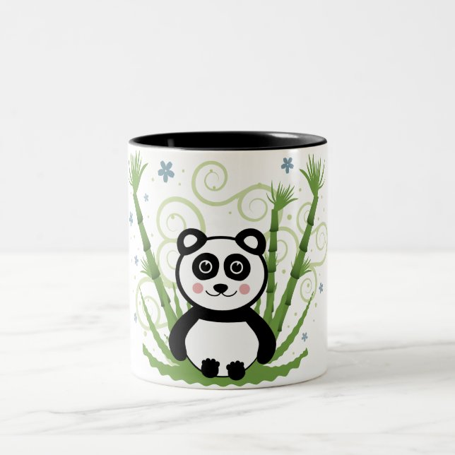 Tasse 2 Couleurs Panda mignon de bébé (Centre)
