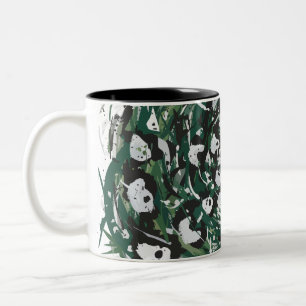 Tasse 2 Couleurs Panda-monium