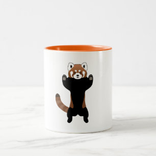 Tasse 2 Couleurs Panda rouge