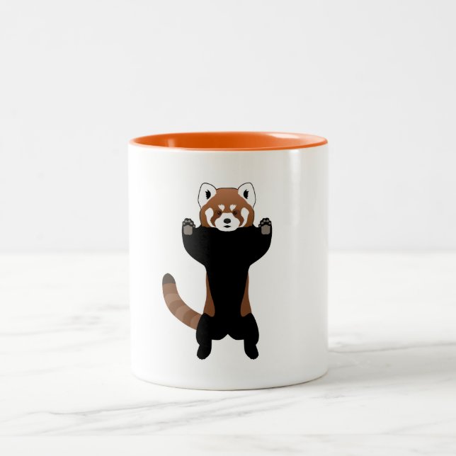 Tasse 2 Couleurs Panda rouge (Centre)