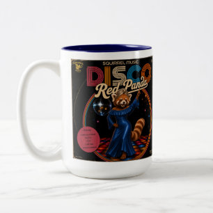 Tasse 2 Couleurs Panda Rouge Disco 