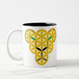 Tasse 2 Couleurs Panther Cub Of Life - Animaux Sacrés.
