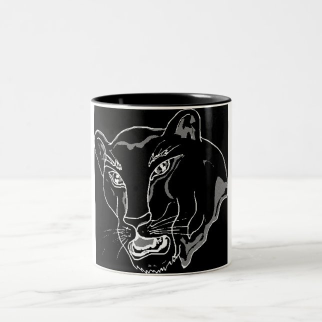 Tasse 2 Couleurs Panthère noire (Centre)