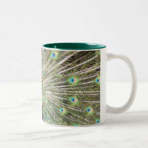 Tasse 2 Couleurs Paon de bleu de l'Inde