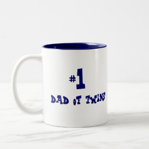 Tasse 2 Couleurs papa #1 des jumeaux