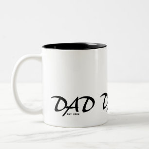 Tasse 2 Couleurs Papa a Fondé Nouveau Cadeau pour Papa