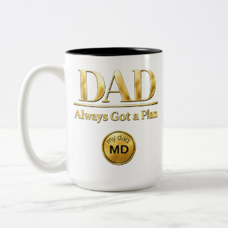 Tasse 2 Couleurs PAPA — A toujours un plan