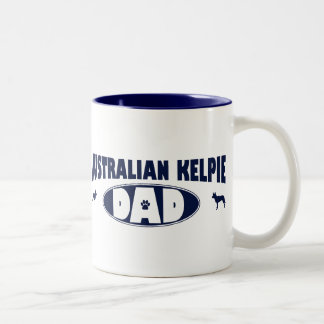 Tasse 2 Couleurs Papa australien de Kelpie
