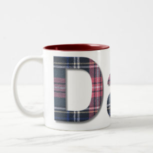 Tasse 2 Couleurs Papa bleu et rouge