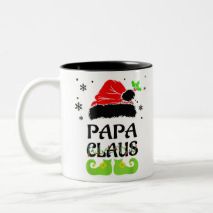 Tasse 2 Couleurs Papa Claus Christmas Pajama Family Matching Xmas
