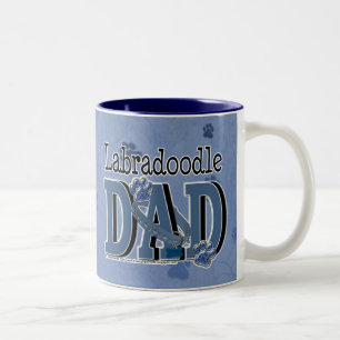 Tasse 2 Couleurs PAPA de LabraDoodle