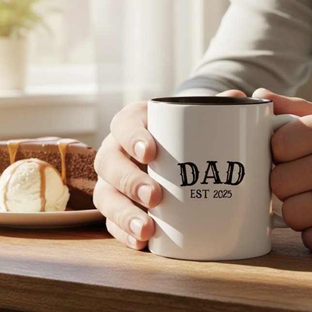 Tasse 2 Couleurs Papa Est  (Créateur téléchargé)