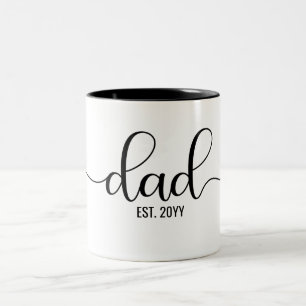 Tasse 2 Couleurs Papa Est, papa va être   Élégant Cadeaux Nouvea