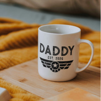 Tasse 2 Couleurs Papa établi Nouvelle Année de Père Aviation