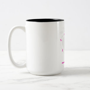 Tasse 2 Couleurs Papa Maman Je Porte Du Rose Pour Ma Fille Cancer D