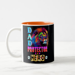 Tasse 2 Couleurs Papa Protector Hero