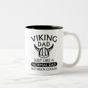 Tasse 2 Couleurs Papa Viking