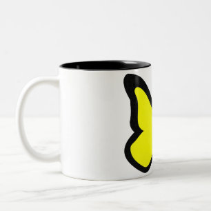 Tasse 2 Couleurs Papillon