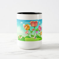 Papillon du jardin de Tulip