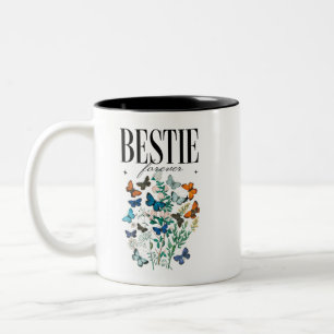 Tasse 2 Couleurs Papillon Meilleures Amies Pour Toujours