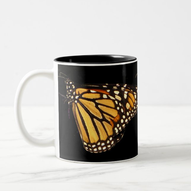 Tasse 2 Couleurs Papillon monarque (Gauche)