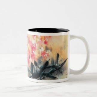 Tasse 2 Couleurs Papillons au printemps