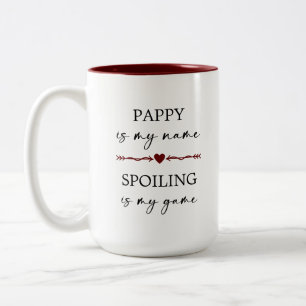 Tasse 2 Couleurs Pappy est mon nom Spoiling est mon jeu cadeau phot