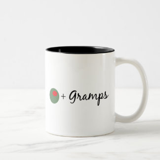 Tasse 2 Couleurs Papy olive