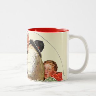 Tasse 2 Couleurs Papy sur le cheval de basculage