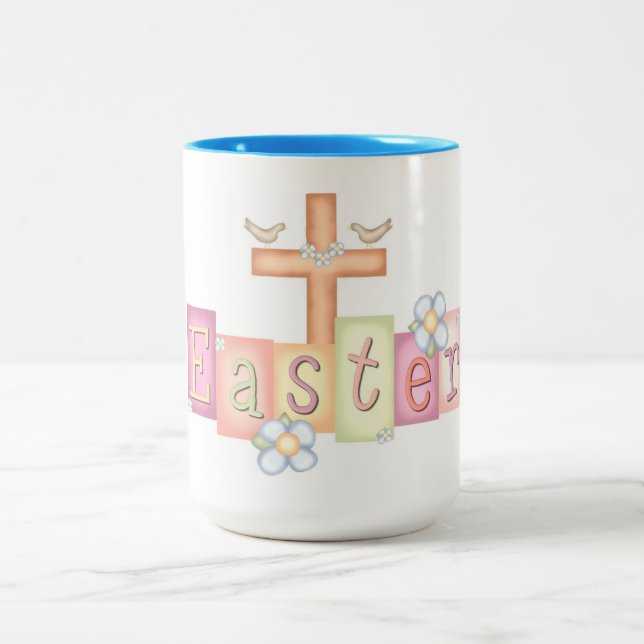 Tasse 2 Couleurs Pâques (Centre)